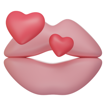 Love Kissed  3D Icon