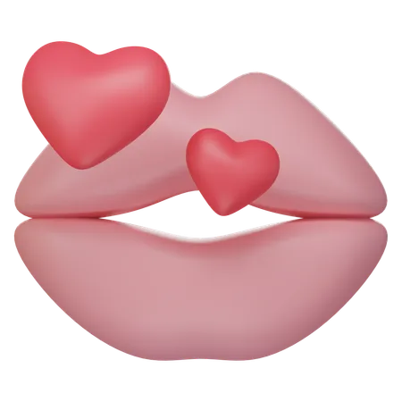 Love Kissed  3D Icon