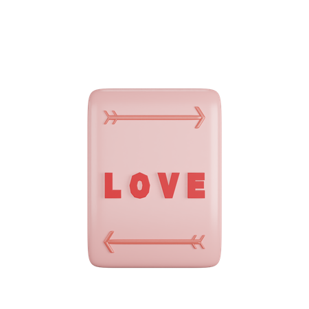 Love Label 3D Icon