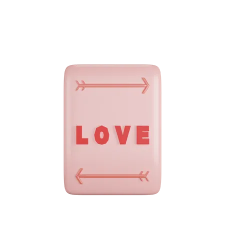 Love Label 3D Icon