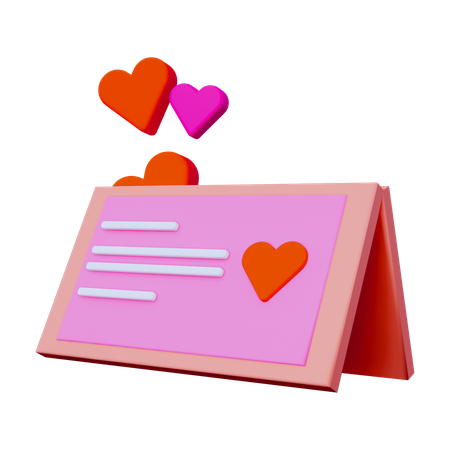 Love Latter  3D Icon