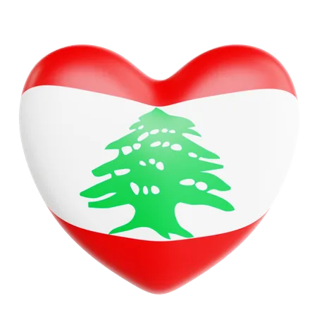 Love Lebanon  3D Icon