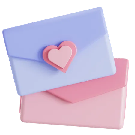 Love Letter For Valentine 3D Icon