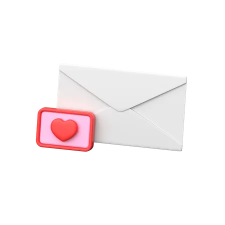 Love Letter  3D Icon