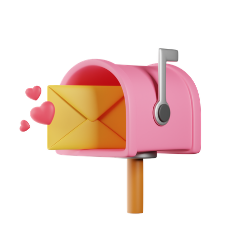 Love Letter  3D Icon