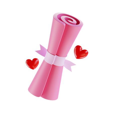 Love Letter  3D Icon