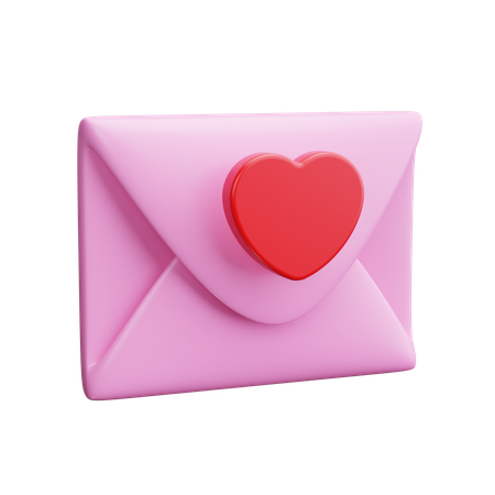 Love Letter  3D Icon