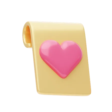 Love Letter  3D Icon