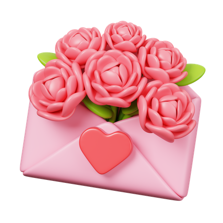 Love Letter  3D Icon