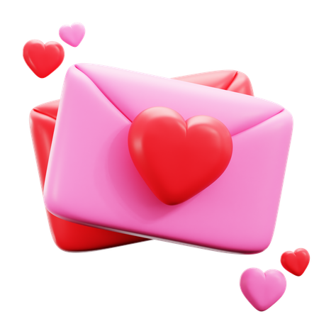 Love Letter  3D Icon