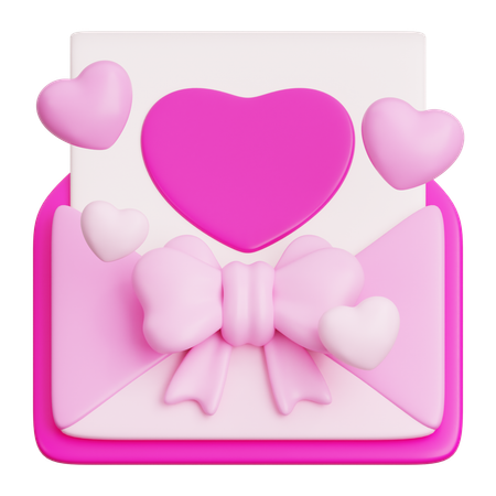 Love Letter  3D Icon