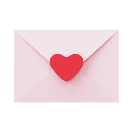 Love Letter  3D Icon