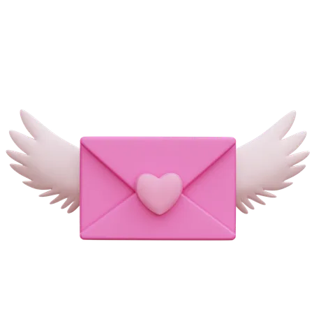 Love Letter  3D Icon