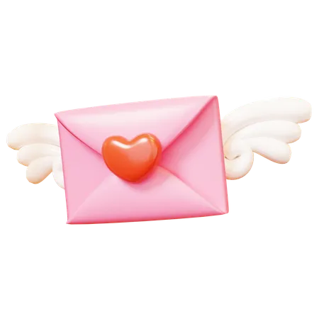 Love Letter  3D Icon