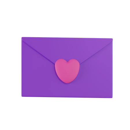 Love Letter  3D Icon