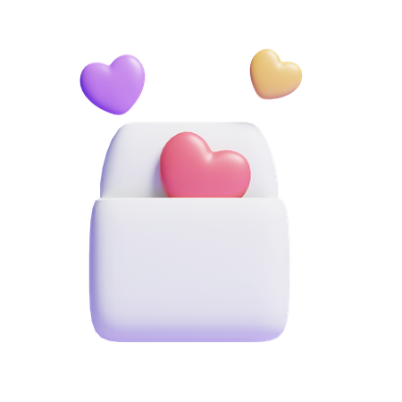 Love Letter  3D Icon