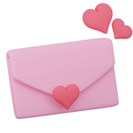 Love Letter  3D Icon