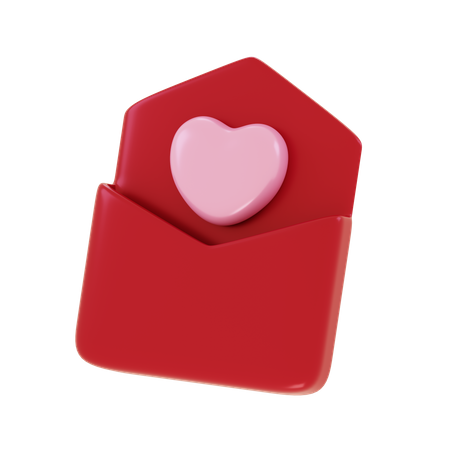 Love Letter  3D Icon