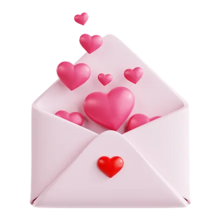 Love Letter  3D Icon