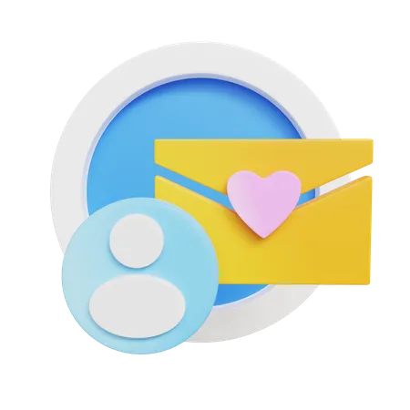 Love Letter  3D Icon