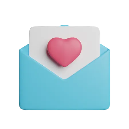 Love Letter  3D Icon