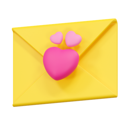 Love Letter  3D Icon