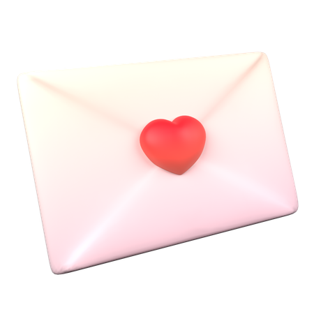 Love Letter  3D Icon