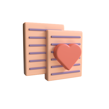 Love letter  3D Icon