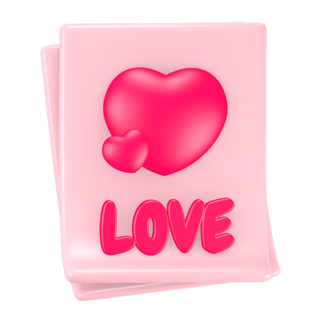 Love Letter  3D Icon