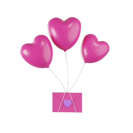 Love Letter  3D Icon