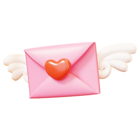 Love Letter  3D Icon