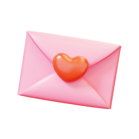 Love Letter  3D Icon