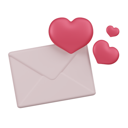 Love Letter  3D Icon