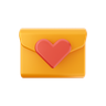love email emoji 3d