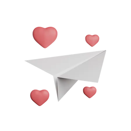 Letter Love Messages 3D Icon