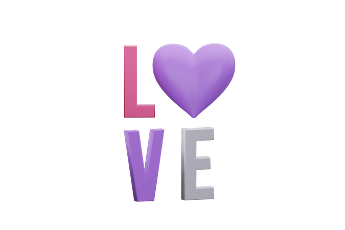 Love Letter  3D Icon