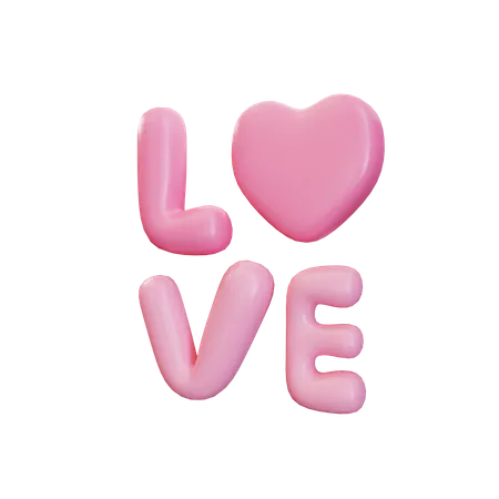 Love Letters 3D Illustration