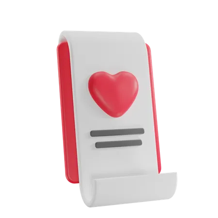 Love List  3D Icon