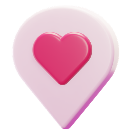 LOVE LOCATION 3D Icon