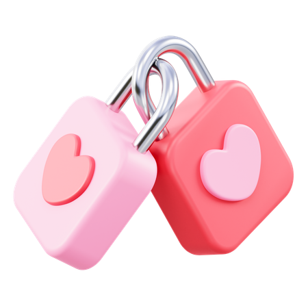 Love Lock  3D Icon