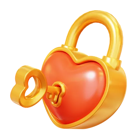 Love Lock  3D Icon