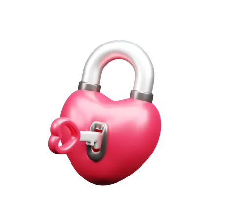 Love Lock  3D Icon