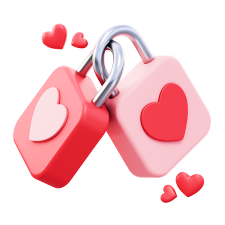 Love Lock  3D Icon