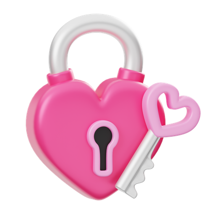 Love Lock  3D Icon