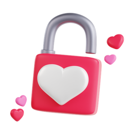 Love Lock  3D Icon