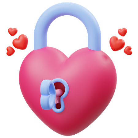 Love Lock  3D Icon