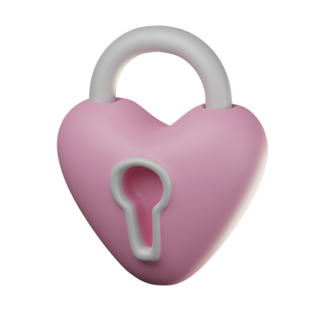 Love Lock  3D Icon