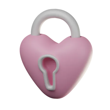 Love Lock  3D Icon