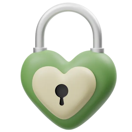 Love Lock  3D Icon