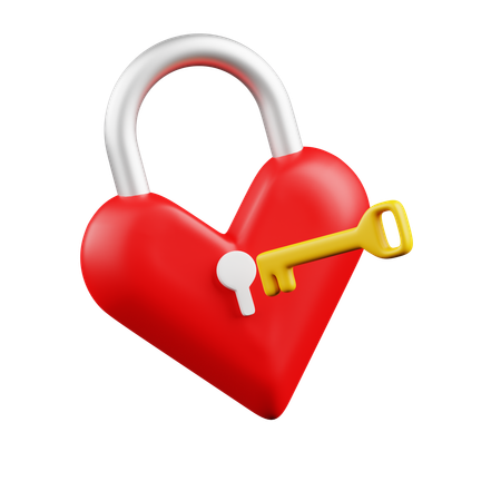 Love Lock  3D Icon